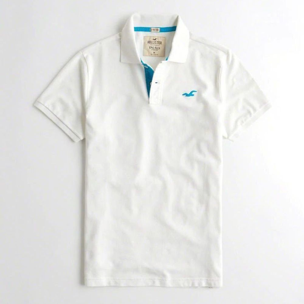 Hollister HCO 短袖 polo 白色 0910