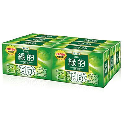 綠的GREEN 藥皂80g*6入組(乙類成藥)