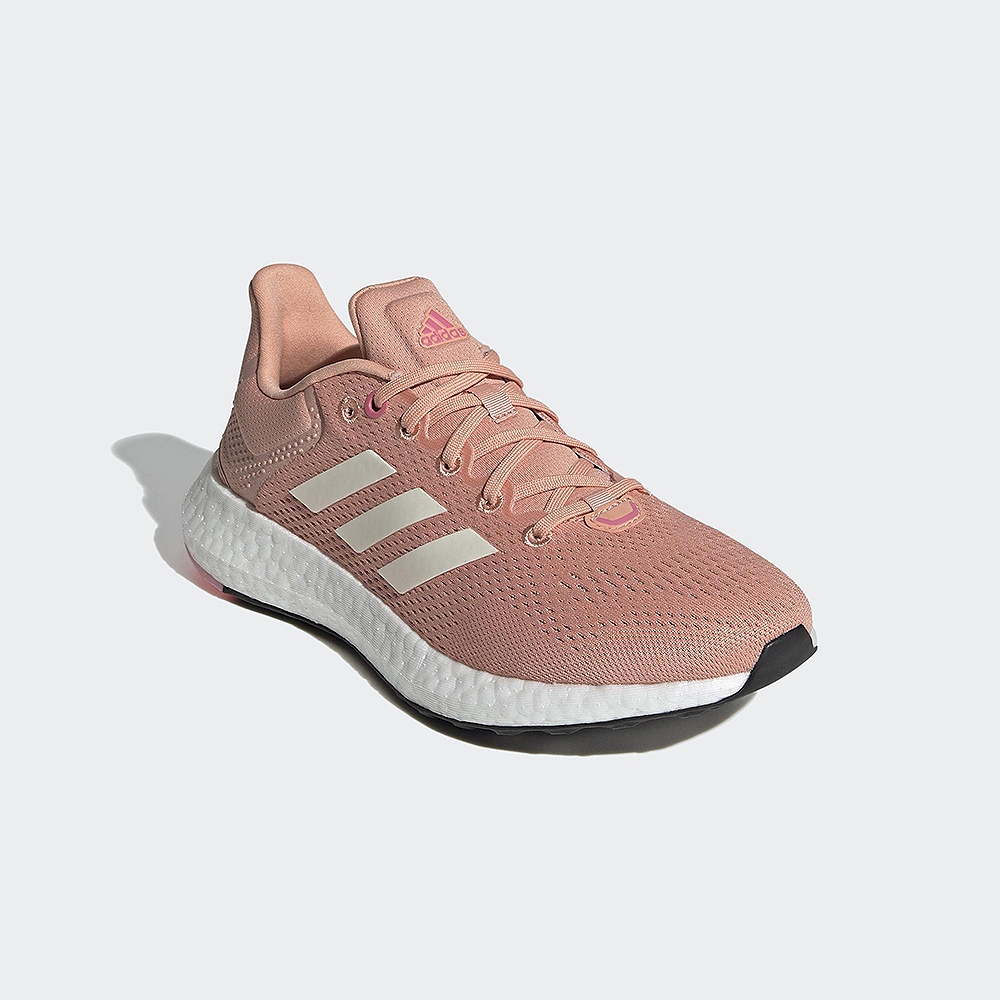 adidas 慢跑鞋 女鞋 運動鞋 緩震 PUREBOOST 21 W 粉白 GY5109