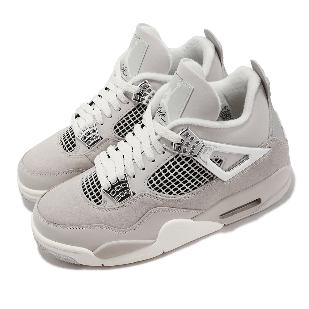 Nike Wmns Air Jordan 4 Retro 女鞋灰銀4代Frozen Moments AQ9129-001