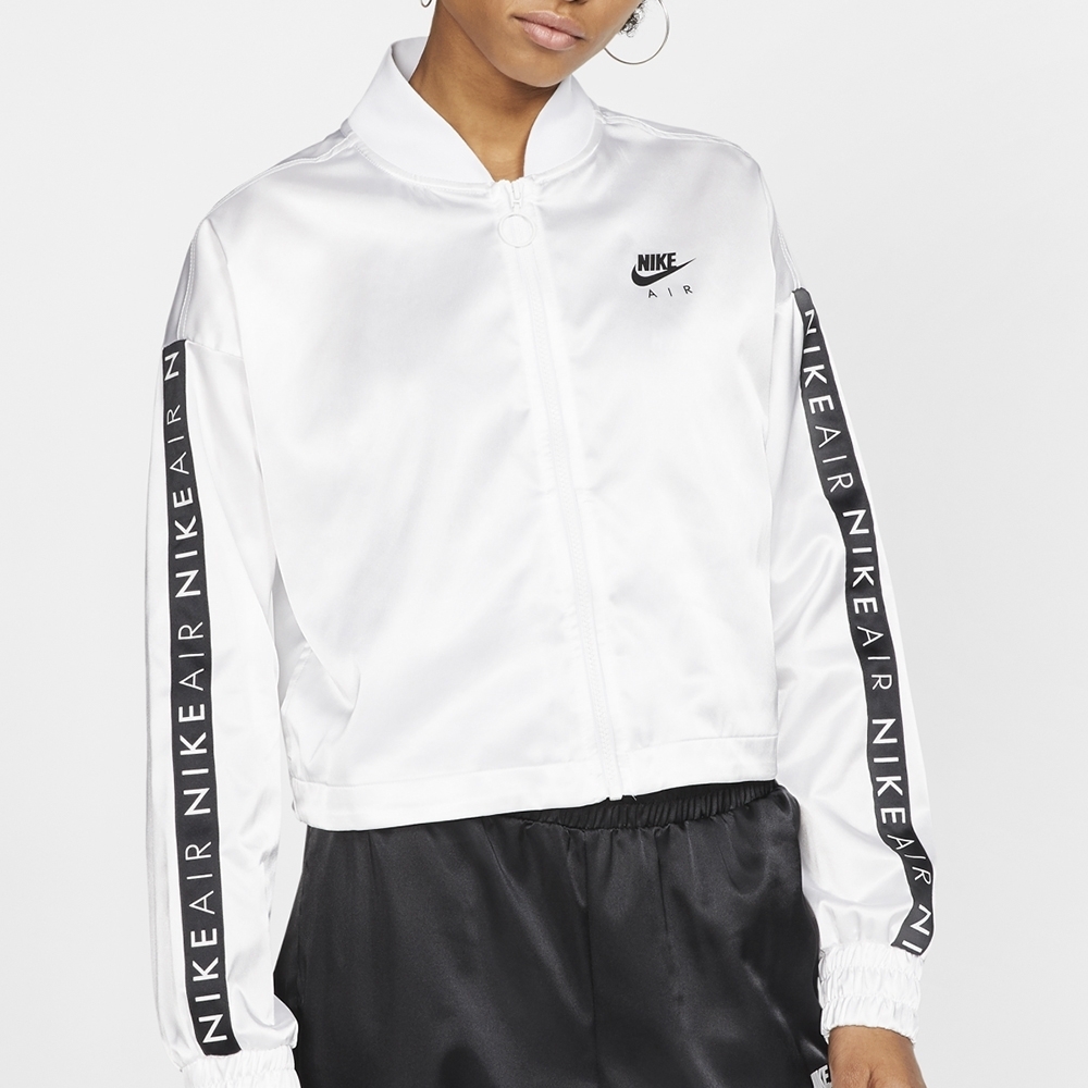 NIKE W NSW AIR TRK JKT SATIN 女 休閒外套 白-BV4780100