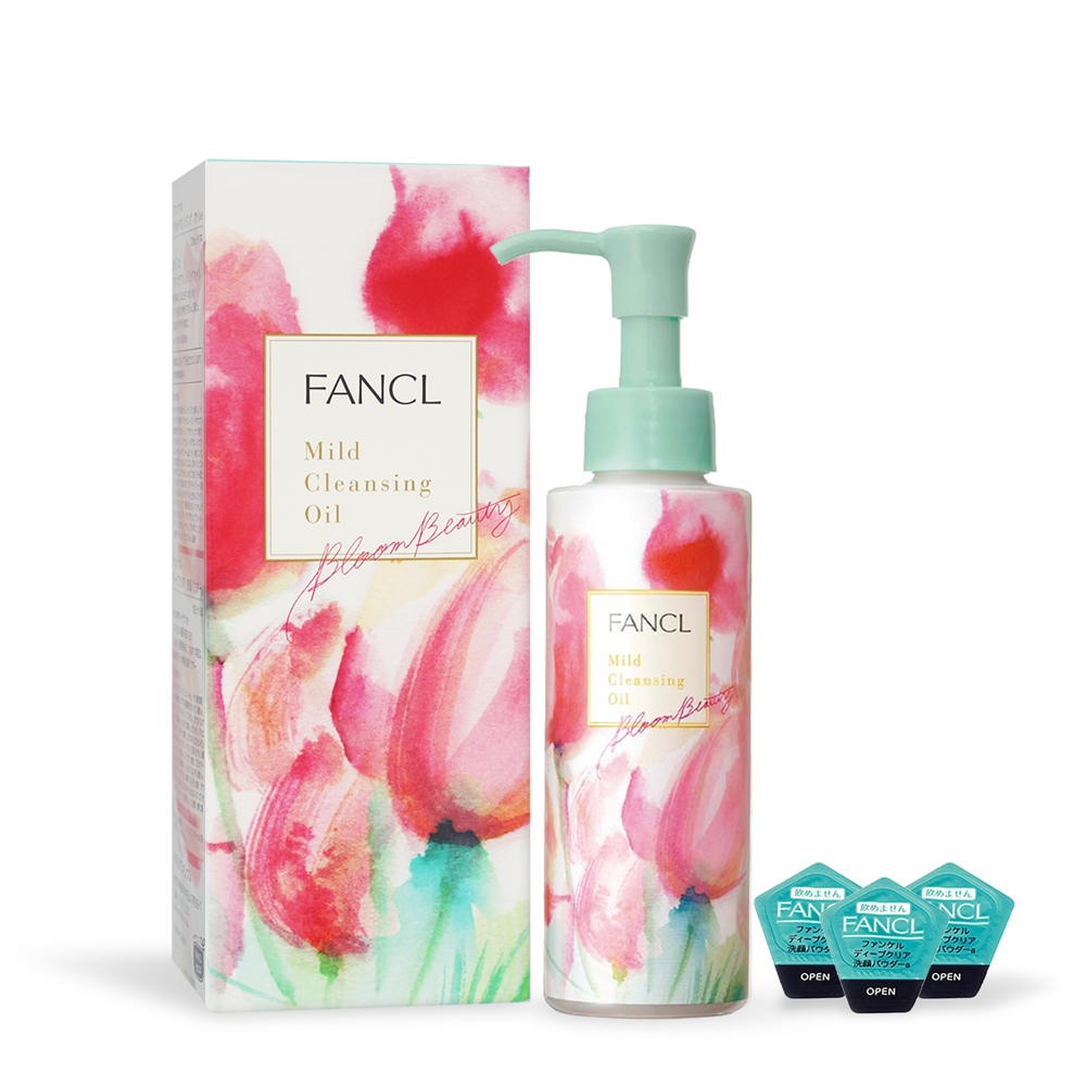 (即期品)FANCL 芳珂 淨化卸妝油(春季限定)120ml+洗顏粉3pcs-期效202412