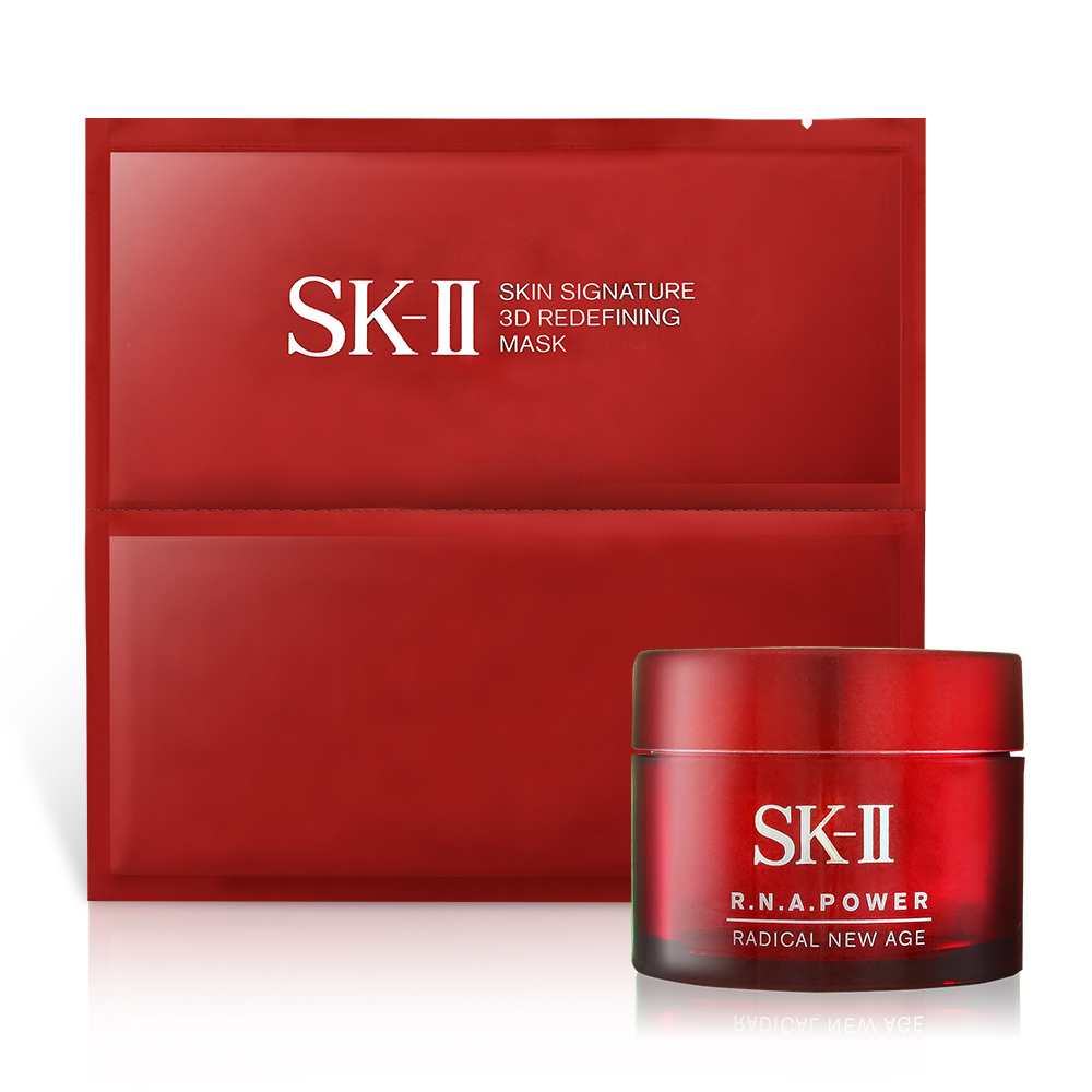 SK-II 煥能拉提霜面膜 6PCS (盒裝)+R.N.A.超肌能緊緻活膚霜 15g