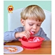 MARCUS＆MARCUS 動物樂園幼兒自主學習吸盤碗(含蓋) 88468 product thumbnail 1