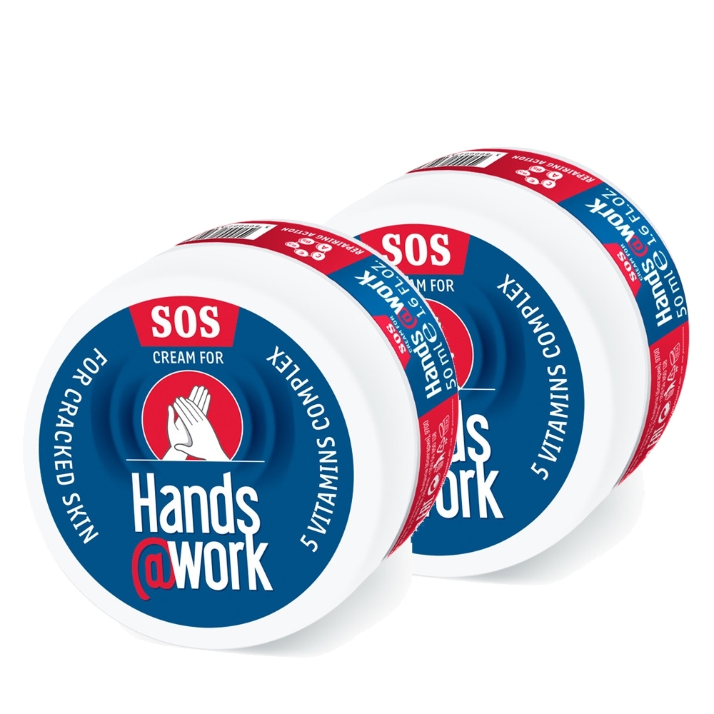 Hands@work手護適 sos急時修護霜50ml (2入組)