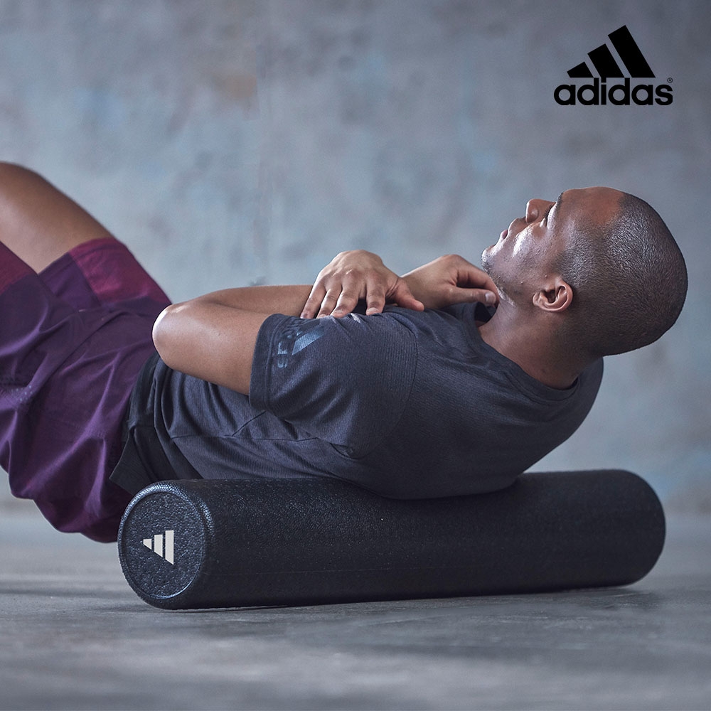 Adidas加長型按摩瑜珈滾筒