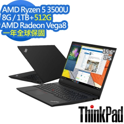 ThinkPad E595 15吋筆電 Ryzen 5 3500U/8G/512G+1TB