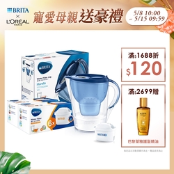 BRITA 去水垢濾芯12入贈馬利拉壺2.4L