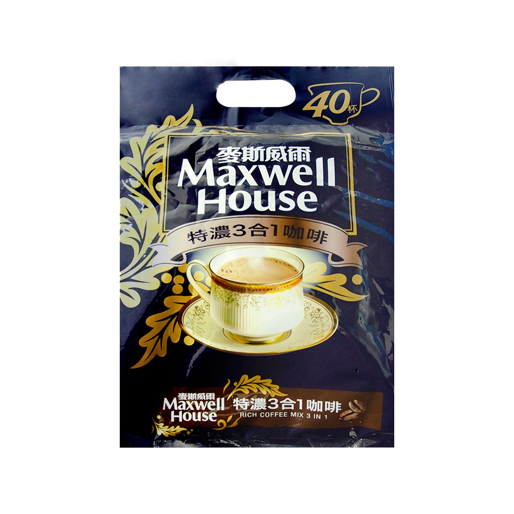 Maxwell麥斯威爾 特濃3合1咖啡(13gx40包)