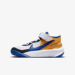 Nike Team Hustle D 10 Flyease GS [DZ2760-141] 大童 球鞋 運動 訓練 白藍