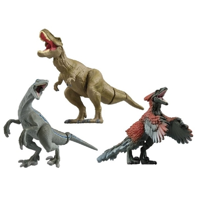 任選 TOMICA ANIA 探索動物系列 侏儸紀世界 獵食恐龍組(3入) AN19459
