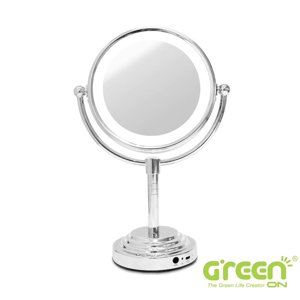 【GREENON】光圈魔鏡 LED補光環形燈 雙面化妝鏡