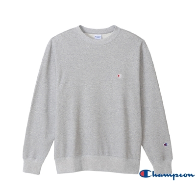 Champion BASIC 圓領上衣 小C -（灰色）