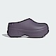 Adidas Adifom Stan Mule W [IE0479] 女 穆勒鞋 拖鞋 休閒 經典 三葉草 厚底 暗紫 product thumbnail 1