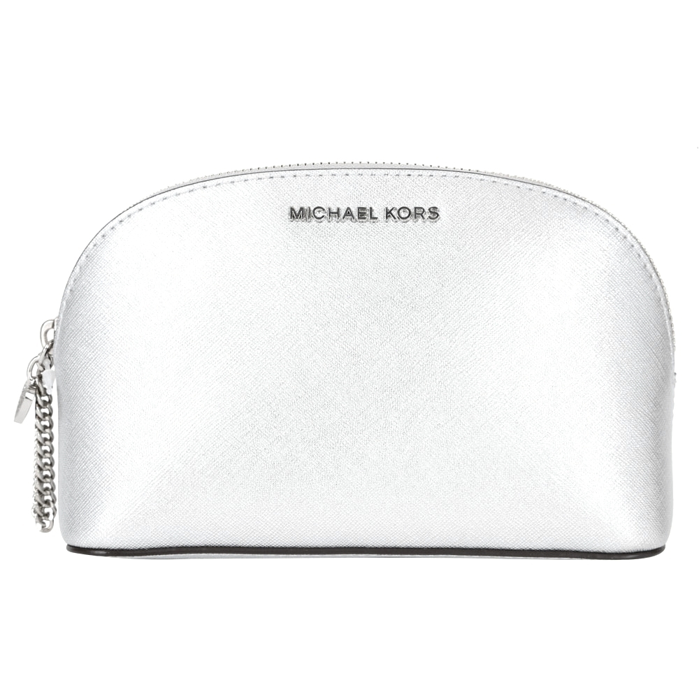 Michael Kors Alex 展示品 愛心鍊飾防刮牛皮萬用化妝包(內袋有膠痕)