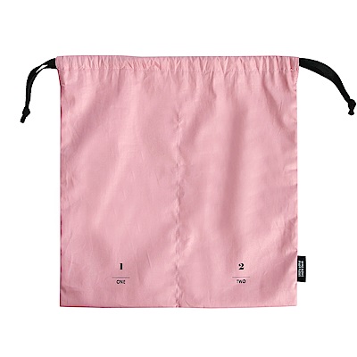 ICONIC 旅行分隔束口袋-衣物-粉紅