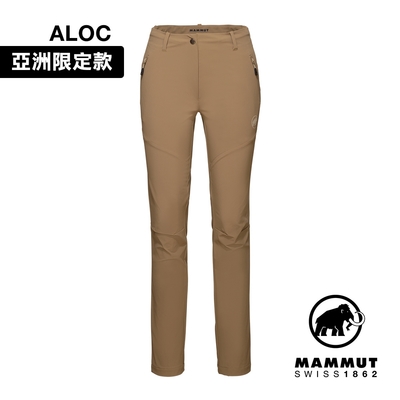 【Mammut 長毛象】Trekkers 3.0 Pants AF Women 健行防潑水長褲 深沙褐 女款 #1021-00810