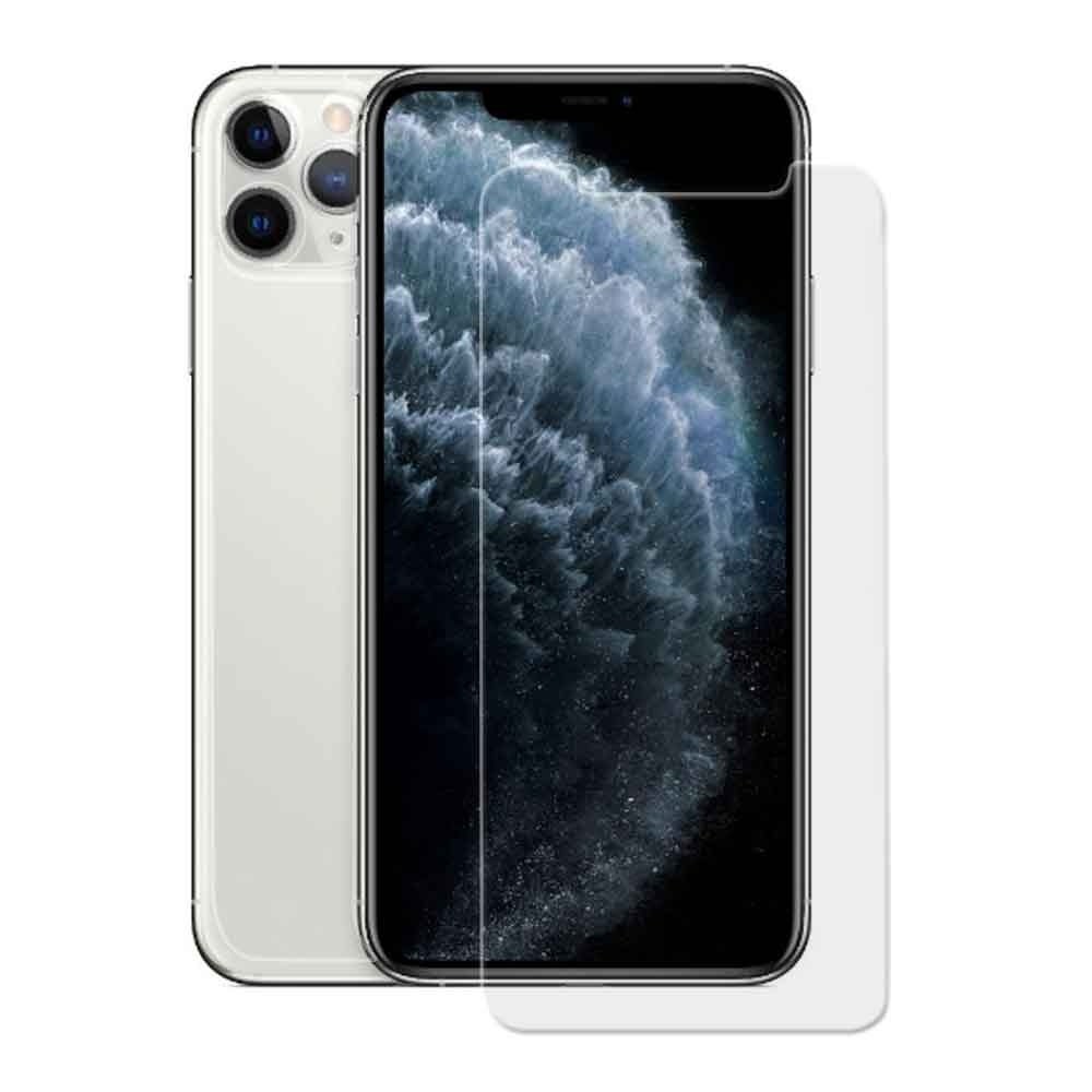 iPhone 11 Pro 5.8吋 鋼化玻璃膜(非滿版)+抗污防指紋機身背膜