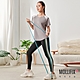 Mollifix 瑪莉菲絲 側邊雙色延伸動塑褲、瑜珈服、Legging (黑) 暢貨出清 product thumbnail 1