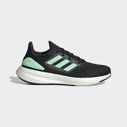 adidas 慢跑鞋 女鞋 運動鞋 緩震 PUREBOOST 22 W 黑綠 HQ8578