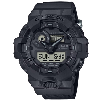 CASIO 卡西歐 G-SHOCK 酷炫百搭雙顯腕錶 禮物推薦 畢業禮物 57.5*53.4mm / GA-700BCE-1A