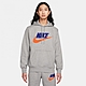 NIKE 上衣 男款 長袖上衣 帽T 運動 AS M NK CLUB BB PO CHNL FTRA 灰 FN3105-063 product thumbnail 1