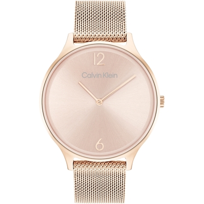 Calvin Klein CK Timeless 2H系列 時尚雙針米蘭帶女錶 母親節禮物-38mm 25200002