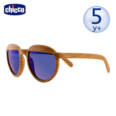 chicco-兒童太陽眼鏡5Y+-文青木紋風