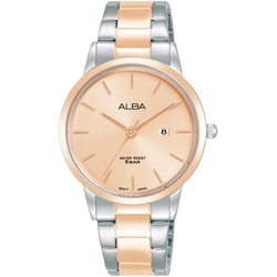 ALBA 雅柏 Fashion系列 粉色 大三針簡約時尚腕錶-32mm(VJ22-X399K/AH7BU8X1)