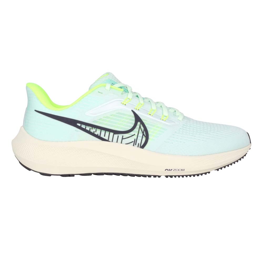 NIKE AIR ZOOM PEGASUS 39 男慢跑鞋-飛馬 慢跑 DH4071-301 粉綠黑銀黃