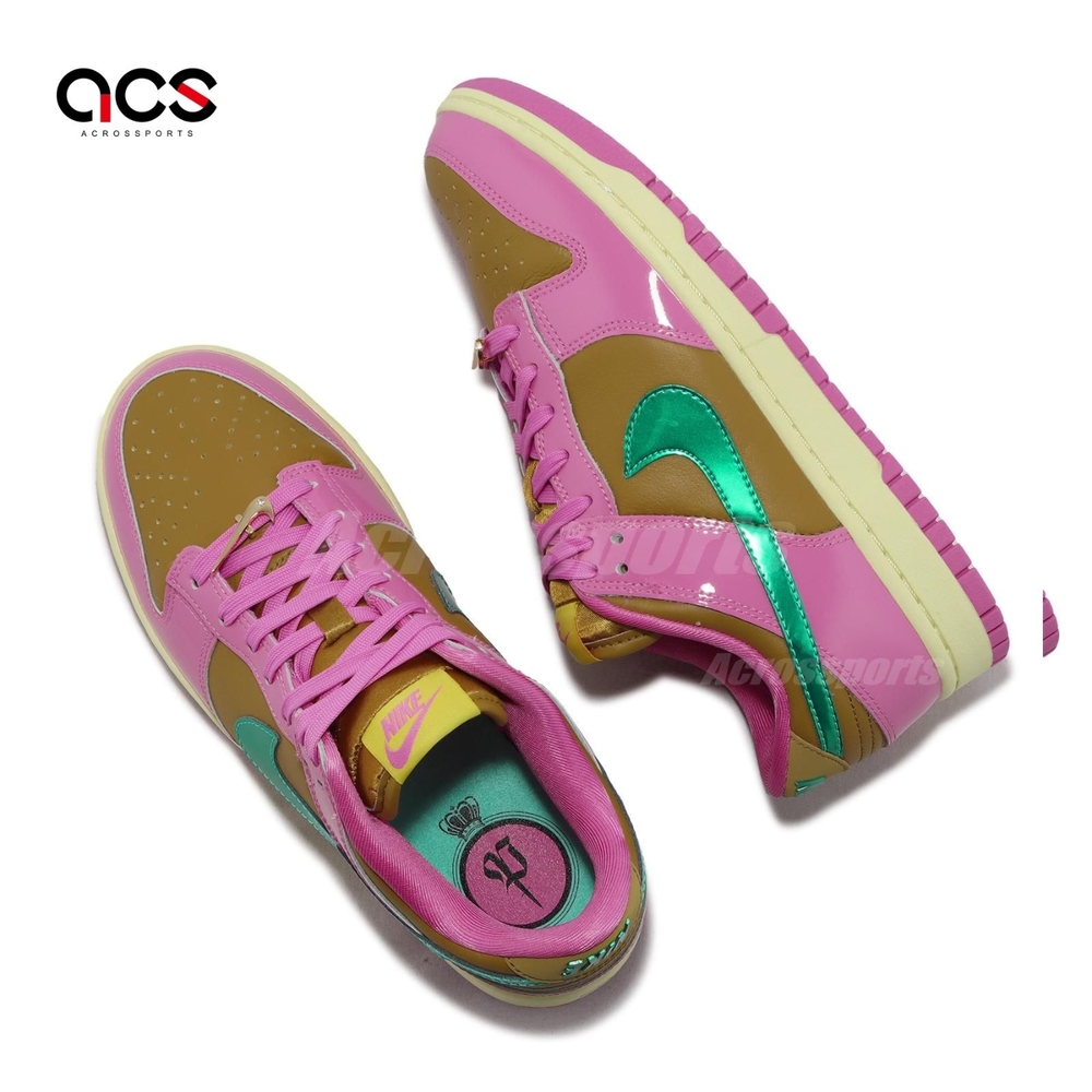 Nike x Parris Goebel Wmns Dunk Low PG QS 女鞋聯名粉紅棕綠FN2721