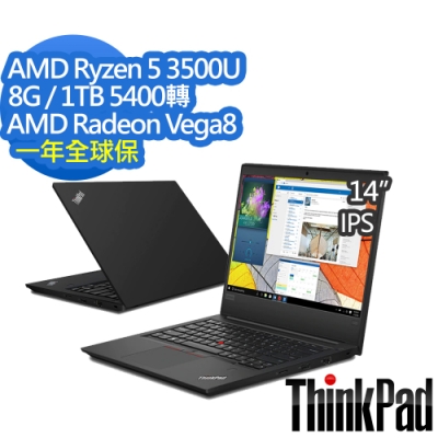 ThinkPad E495 14吋筆電Ryzen 5 3500U/8G/1TB/Win10