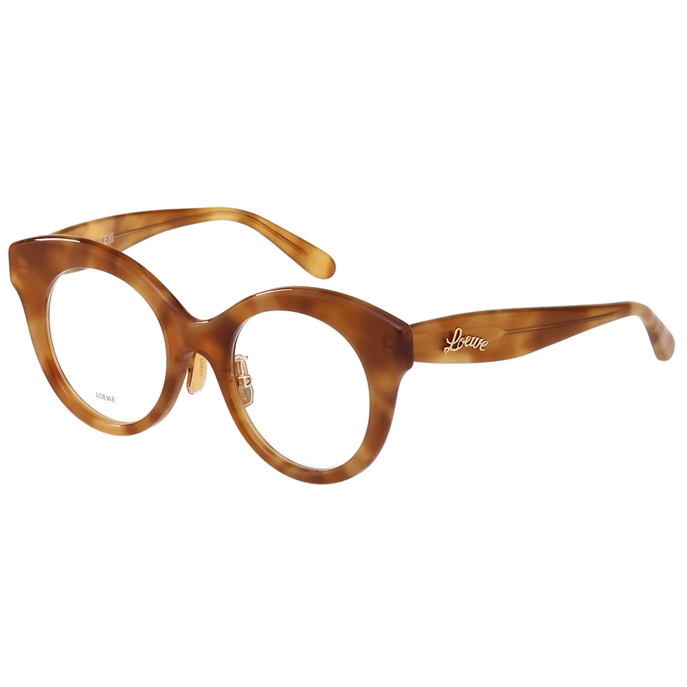 LOEWE 光學眼鏡(淺琥珀色)LW50074F