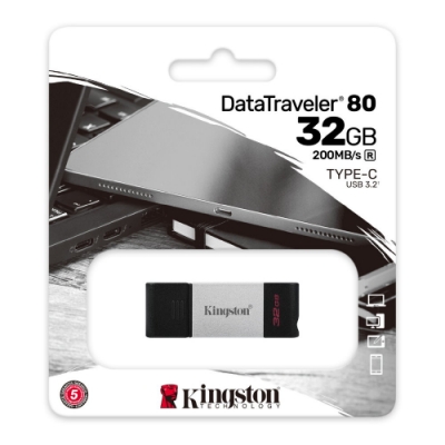 金士頓 Kingston DataTraveler 80 USB Type-C 32G 隨身碟 DT80 32GB