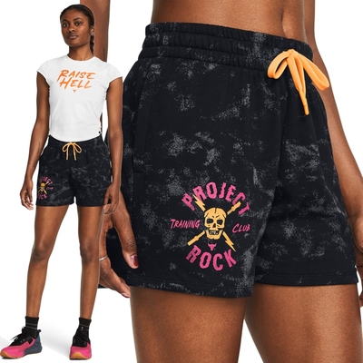 【UNDER ARMOUR】女 Pjt Rock Undrgrnd Terry 短褲_1382712-001