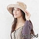 Sunlead 雙面雙色可戴。可塑型寬緣抗UV防曬軟帽 (淺褐/花朵) product thumbnail 1