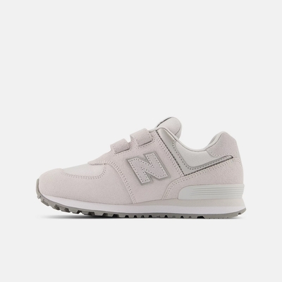 NEW BALANCE 574 系列 中大童 休閒鞋-灰-PV574ES1-W