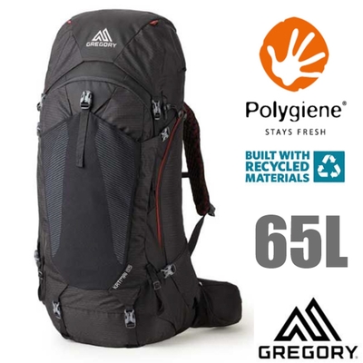 GREGORY KATMAI 65L 專業網狀透氣健行登山背包(M/L)_火山黑