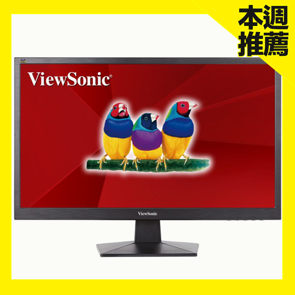 ViewSonic VA2407H 24型 TN 時尚簡約電腦螢幕