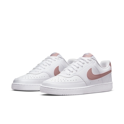 NIKE 休閒鞋 女鞋 運動鞋 W COURT VISION LO NN 白粉 DH3158-102