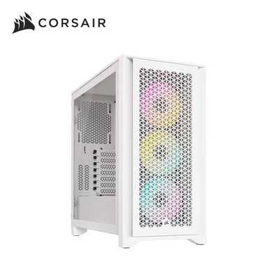 海盜船 CORSAIR iCUE 4000D 白 RGB AIRFLOW 機殼