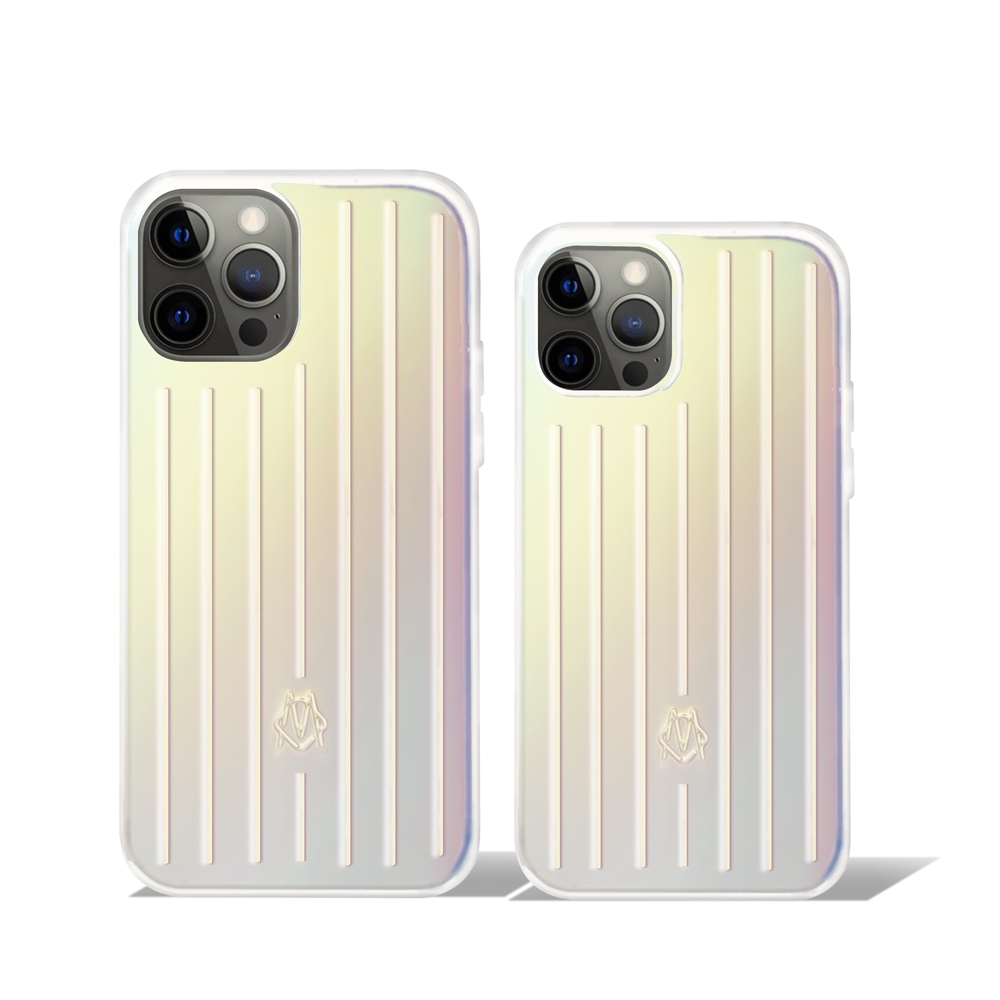 RIMOWA Iridescent Groove Case 透明漸層手機殼iPhone12/12 Pro/Pro