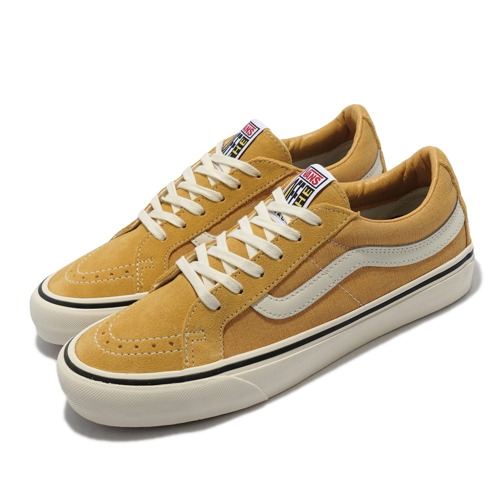 Vans 休閒鞋SK8 Low Reissue S 男女鞋麂皮丹寧布異材質拼接情侶鞋板鞋 