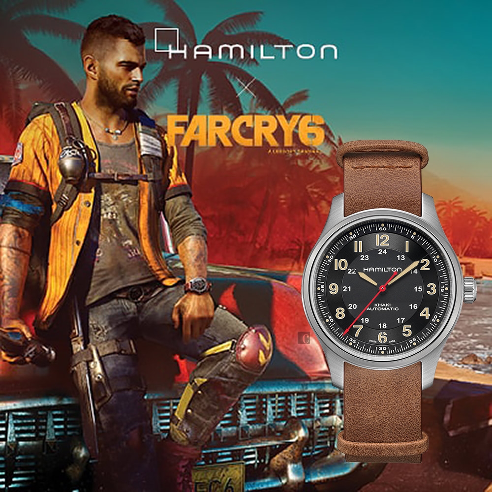 Hamilton 漢米爾頓 卡其野戰 極地戰嚎6 聯名 鈦金屬 限量機械錶 套錶 H70645533