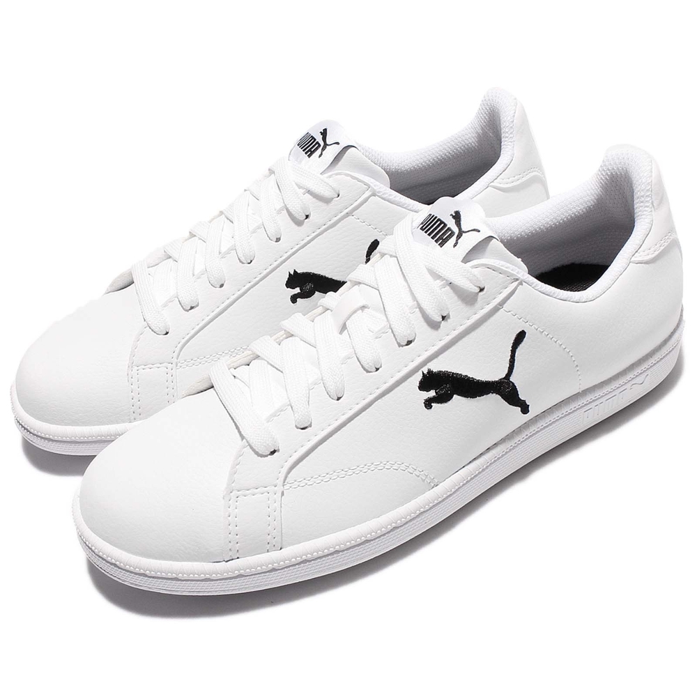 Puma 休閒鞋 Smash Cat L 男鞋 白 跳豹 Logo 基本款 復古 網球鞋 小白鞋 36294503