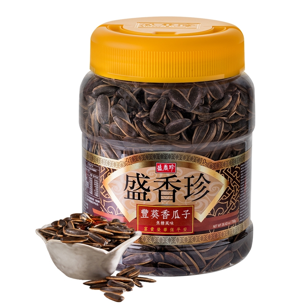 盛香珍 豐葵香瓜子禮桶(焦糖風味)700g