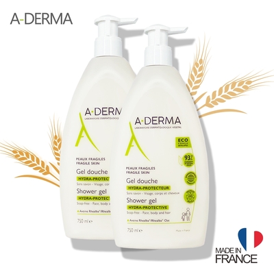 a-derma 艾芙美 燕麥潔膚泡沫凝膠 750ml 2入