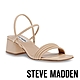 STEVE MADDEN-AT-EASE 方頭交叉繞踝粗跟涼鞋-米杏色 product thumbnail 1
