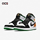 Nike 休閒鞋 Air Jordan 1代 Mid 男鞋 Oakland AJ1 白 綠 黃 852542101 product thumbnail 1
