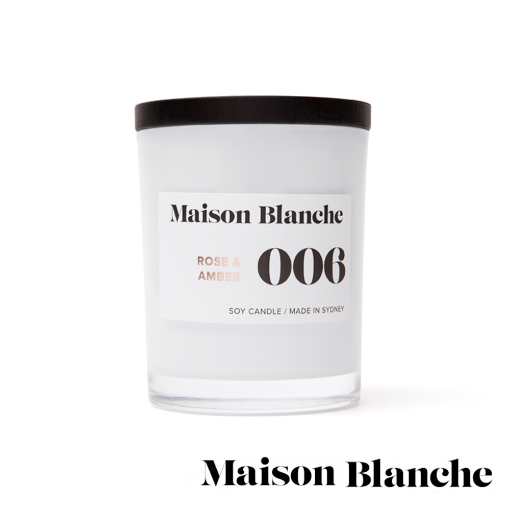 澳洲 Maison Blanche 玫瑰＆琥珀 Rose & Amber 200g 香氛蠟燭